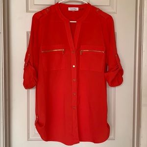 Calvin Klein Button Down Blouse